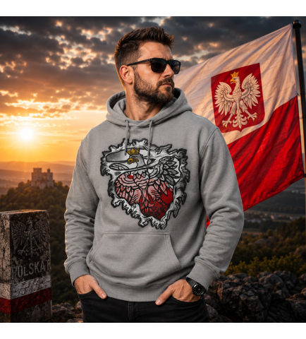 Bluza z kapturem ORZEŁ W SERCU